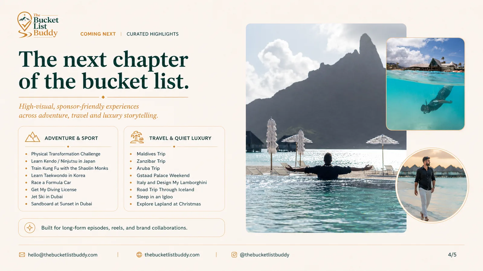 The Bucket List Buddy visual bucket list page 4